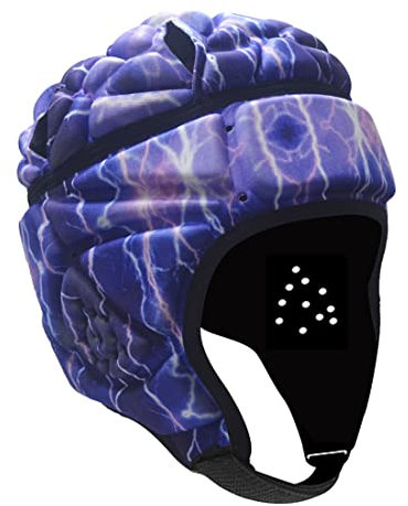 YJZQ Casco da Guardiano Rugby - Casco in spugna a 360°, copri testa cappello per Guardiano di Rugby, cappello, adulto adolescente allenamento calcio palla berretto leggero per ciclismo sport