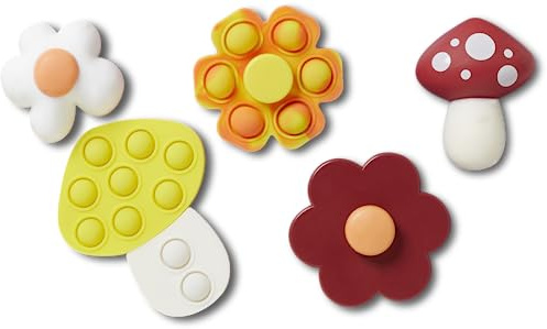 Crocs Jibbitz Shoe Charms - Zen Garden Sensory Jibbitz 5 Pack, Fidget and Sensory Toy Shoe Charms, Accessories