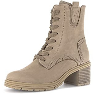 Gabor Damen Schnürstiefeletten, Frauen Stiefeletten,Wechselfußbett,Moderate Mehrweite (G),Bootee,Booties,Silk (Micro),35.5 EU / 3 UK