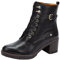 Pikolinos Stivaletti Neri in Pelle Llanes -Altezza Tacco 6cm-