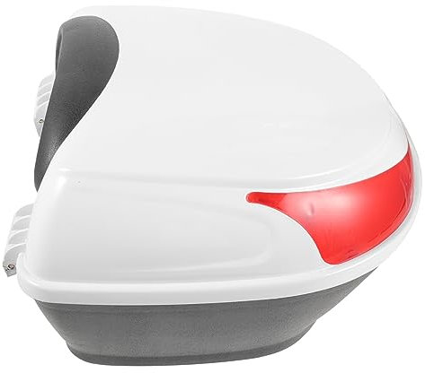 BCOATH Mehrzweck Aufbewahrungsbox Kunststoff für Helm und Zubehör Weiß