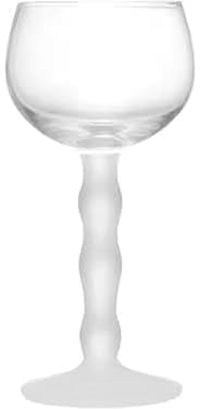 100ml/3oz Medieval Wave Handle Goblet French Red Wine Sweet Wine Champagne Cup-Full matte rod wave goblet