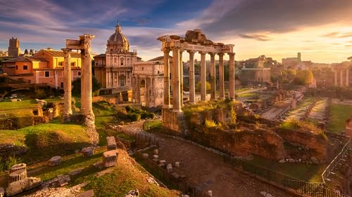 Puzzle 1000 Teile Ruinen des Forum Romanum Rom 75 * 50Cm