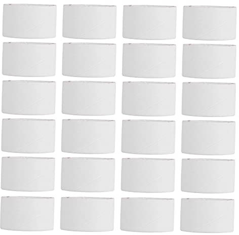 NUOBESTY 25Pcs White Craft Cardboard Tubes – DIY Toilet Roll Paper Tubes for Arts & Crafts, Kids School Projects, Handmade Decorations
