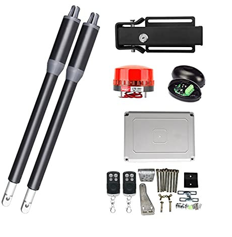 Abridor de puerta automático para puertas batiente 20 0KG Accionamiento automático de la puerta de la puerta de giro con WIFI Control remoto Teclado Bloqueo eléctrico Operador de puerta de giro Contro