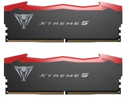 Patriot Viper Xtreme 5 DDR5 RAM 48GB (2X24GB) 8200MT/s CL38 UDIMM Desktop Gaming Memory Kit - PVX548G82C38K