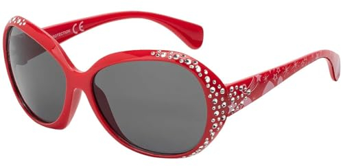 BEZLIT Mädchen Kinder Sonnen Brille Katzen Augen Stil 30552 Rot