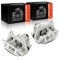 Frankberg 2x Bremssattel Bremszange Hinten mit Halter (Lochabstand Halterung 90mm) Kompatibel mit A4 8EC B7 A4 Avant 8ED B7 Replace# 8E0615423H