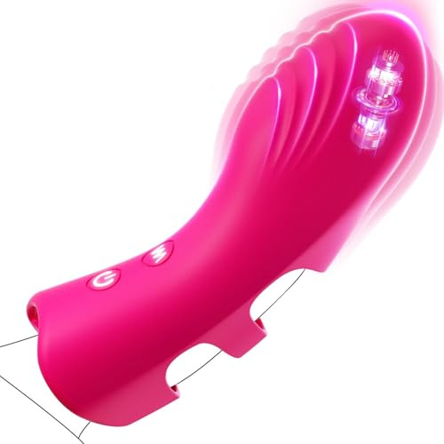 Finger Vibrator Sex Toys for Couples, Nipple Clitoral Precise Stimulator