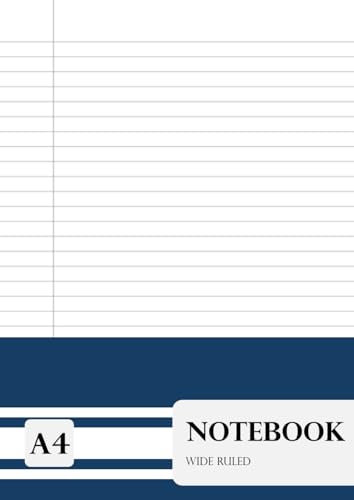 Notebook: **A4** Wide Ruled