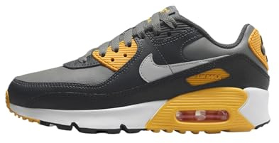 Nike Air Max 90 HF6358-004 Big Kid Shoes Smoke Grey/Anthracite/White/Light Smoke Grey, Smoke Grey Anthracite White Light Smoked Grey, 6.5 Big Kid