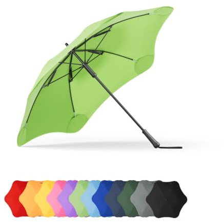 BLUNT Classic Stick Umbrella - 120cm/47 Windproof, Waterproof, B-Corp | 120cm/47 full-length stick umbrella, patented safer tips, repairable modular design, B Corp certified, durable everyday use