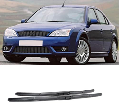 ZDDYUU Scheibenwischer für Ford Mondeo MK3 2001-2007 22+20, Auto Windschutzscheibe Frontwischerblätter Fenster Regenbürsten Fenster Bürstenschneider
