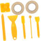 jojofuny 3 Sets Caulking Tools Caulk Tools Toilet Liquid Sealing Caulk for Sink Caulking Tape Paint Remover for Tiles Broom Bathroom Caulk Reusable Strip Spot Cleaners Crevice Plastic