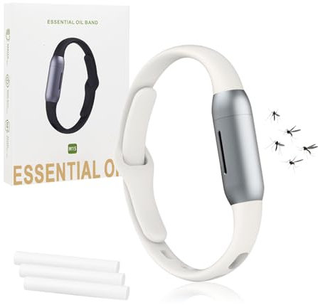 HASAIKA® Pulsera Antimosquitos, Pulsera Mosquitos, Portátil Pulsera antimosquitos ajustable de silicona para exteriores, viajes, senderismo, jardinería