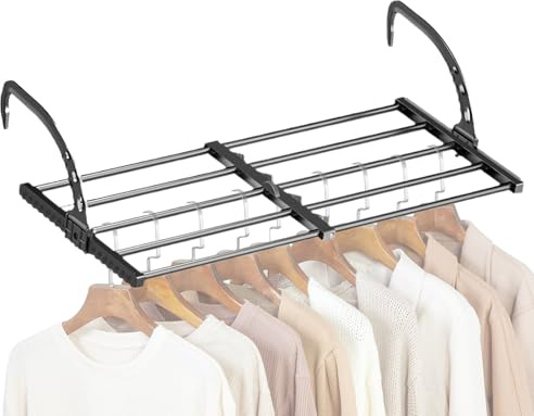 Tablette de Chevet pour Lit - Plateau De Rangement Pliable,Tablette De Chevet Rétractable - pour Balcon, Maison, Chambre d', Camping-Car, Lit de Bébé, Appartement, Berceau, Sac à