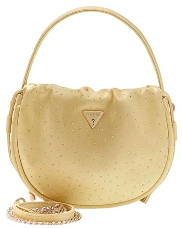 GUESS Umhängetasche Handtasche Elsie Pouch Gold goldfarben