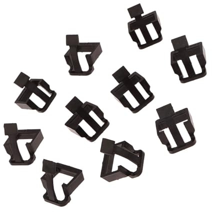 Oxxggkao 10Pieces RJ45 Connector Repair Clips Covers Compatibles Cat5e Cat6 Ethernet Cables for Home Use Networking Buckles