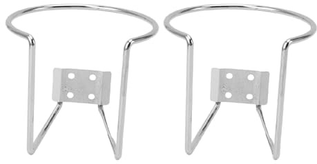 Yinhing 2Pcs Stainless Steel Boat Cup Holder Multifunctional Drink Holder for Yacht Truck Car Apartment RV More Stylish And Versatile Accessory for Outdoor Adventures (Silver)
