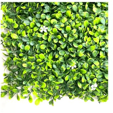Mugar- Jardines Verticales Artificiales para decoración de Pared con Plantas Artificiales- Pared Jardín Vertical Uso Interior y Exterior-Piezas de 50x50cms (Jazmín, 1)