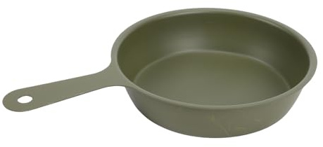 Sxhlseller Poêle à Frire Ronde Portable 5,12 Pouces |Mini Poêle à œufs Antiadhésive en Acier Inoxydable (Vert OD)