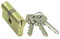 Tesa Assa Abloy, 52003030L, Cilindro Estándar, TE5, Leva Corta, Llave - Llave, Latonado, 30 x 30 mm