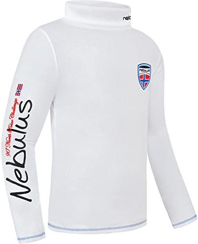 Nebulus Herren Rollkragenpullover Warmer, Pullover aus Baumwolle mit Rollkragen, Langarm Shirt warm & weich