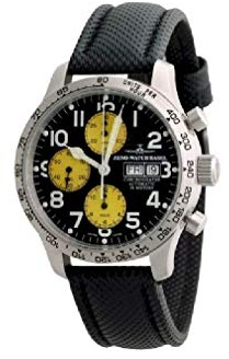 Zeno-Watch Herrenuhr - NC Pilot Tachymeter Chronograph Day-Date - 9557TVDD-2T-b19