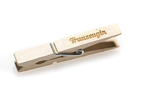 25x Holz Wäscheklammer graviert mit Namen von Braut & Bräutigam - Ideales Hochzeitsgeschenk, Gastgeschenk für Braut & Bräutigam - Geschenkidee zur Hochzeit