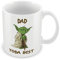 Dad Yoda Best Ceramic White Mug 110z by FT