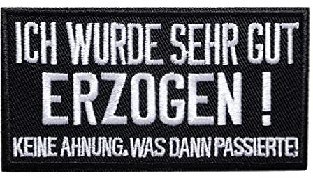 Catch the Patch Biker Zitat Spruch - (Größe: 9,5 x 5,5 cm) – Stickpatch – Ideal für Kutte, Rockerjacke, Jeansweste, Kleidung & Accessoires – Robuster Patch für Erwachsene