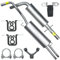 Adamot Schalldämpferset Auspuffanlage Auspuff für VW Bora 1J2 Golf 4 IV Variant 1.4i 16V 1.6i 1.6i 16V 1.6i 1.9 Sdi