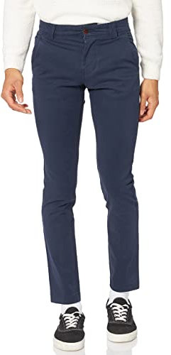 Tommy Jeans Pantalón chino Hombre TJM Scanton Chino Pant Slim Fit, Azul (Twilight Navy), 36W/32L