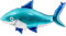 Folienballon Haifisch 92x48cm Partydekorationen Blau
