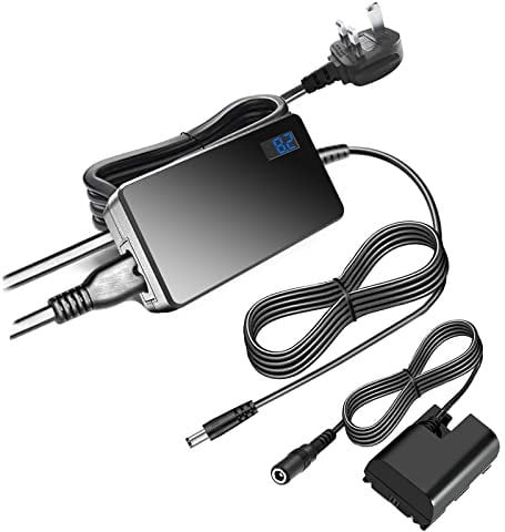 ACK-E6 AC Power Supply Adapter LP-E6 LPE6N Dummy Battery DR-E6 DC Coupler Kit fit for Canon EOS R6 Mark II, R R5 R6 90D 80D 60D 6D 7D Mark II, 5D Mark III, 5D Mark IV Cameras.