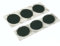 Velcro® Schwarze Münzen zum Aufkleben, Haken und Schlaufen, 13 mm, mehrere werden als durchgehende Länge gesendet