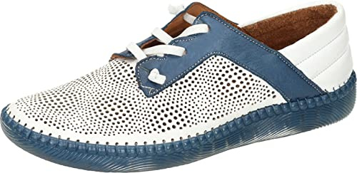 Manitu Damen 840074-05 Slipper, blau, 42 EU