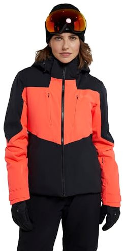 Mountain Warehouse Altitude Extreme Womens Padded Ski Jacket - Waterproof, Breathable, Taped Seams, Extra Ventilation - Best for Skiing, Sports, Walking Pink Women's Size 16