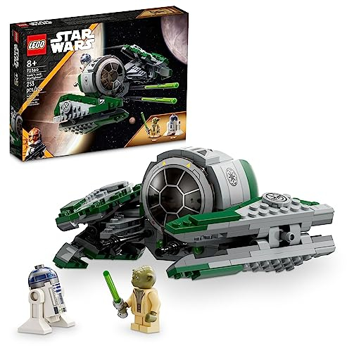 LEGO Star Wars The Clone Wars Yoda's Jedi Starfighter 75360 Star Wars Sammlerstück für Kinder mit Master Yoda Figur mit Lichtschwert Spielzeug, Geburtstagsgeschenk für 8-Jährige oder jeden Fan von The