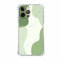 Vesidurt Sage Green Line iPhone 12 Pro Max Case, Minimalist Art Pattern Case for Men Women, Soft TPU Protective Compatible with iPhone 12 Pro Max