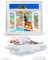 Zanzariera Magnetica per Finestre 80 x 130 cm Rete Zanzariera Porta Finestra Magnetica Anti-Zanzare per Porte Scorrevoli, Garage(Bianco)