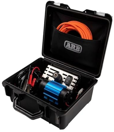 ARB CKMP12V2 PORTABLE AIR COMPRESSOR HIGH OUTPUT and PERFORMANCE in a HEAVY DUTY BOX with upgraded features