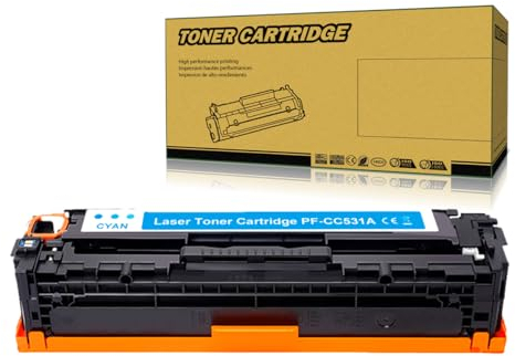 Okra Toner 304A Kompatibel mit HP 304A Cyan Toner HP CC531A Toner Cyan für HP Color Laserjet CP2025 CP2020 CP2025n CP2025dn HP Color Laserjet CM2320nf MFP CM2320fxi MFP CM2320n MFP