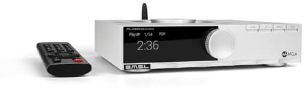SMSL PL200 HiFi MQA CD Player USB DAC AK4499EX Chip DSD512 32Bit/768kHz USB/CD Player/Bluetooth Eingang XLR symmetrisch/RCA/Coaxial/Optischer Ausgang Kopfhörerausgang Vollständig dekodierender MQA DAC
