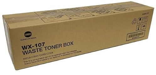 TTCopier Genuine OEM Konica Minolta Waste Toner Container AAVA0Y1, WX107, Bizhub 300i, 360i, 450i, 550i, 650i, 750i, C250i, C300i, C360i, C450i, C550i, C650i, C750i