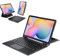 VLEAQC Keyboard Case for Samsung Galaxy Tab S6 Lite 10.4 Inch 2022/2020, Magnetic Separation Design, Wireless Bluetooth Trackpad Keyboard, Adjustable Stand Case with Pen Holder