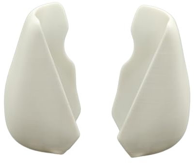 1 coppia Anti-scivolo Custodia protettiva per Impugnatura del controller Per Asus Rog Ally Impugnatura modificata Assorbente dal sudore Gamepad Buona presa Bianco/nero Accessori Protector (white)