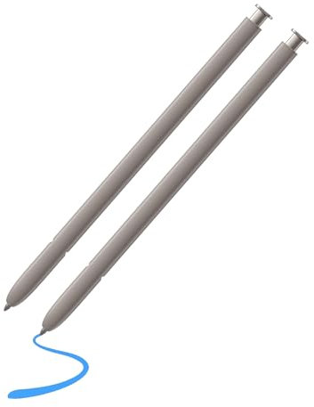 Lot de 2 stylets de rechange pour Samsung Galaxy S24 Ultra S, EJ-PS928BJEGUS, version américaine, pour Galaxy S24 Ultra sans Bluetooth, gris clair