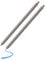 Lot de 2 stylets de rechange pour Samsung Galaxy S24 Ultra S, EJ-PS928BJEGUS, version américaine, pour Galaxy S24 Ultra sans Bluetooth, gris clair
