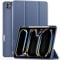 Vobafe Case for iPad Pro 13 inch (M4) 2024 with Pencil Holder, Trifold Stand, TPU Flexible iPad Pro 13 Back Cover Case, Fully Supports Pencil Pro and Pencil (USB‑C), Auto Sleep/Wake, Blue Grey